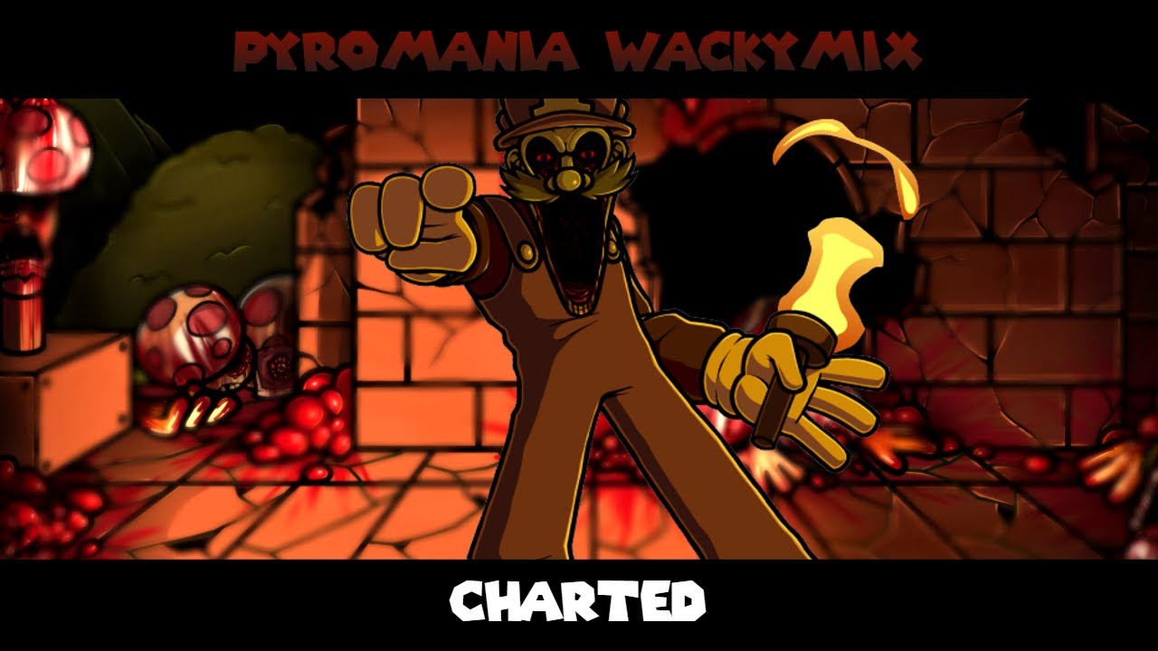 PYROMANIA (Wacky Mix) | Mario FNF Port FANCHART