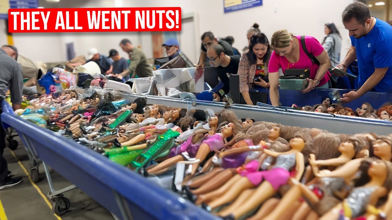 I NEVER IMAGINED THAT A BIN OF DOLLS COULD CREATE SO MUCH EXCITEMENT!