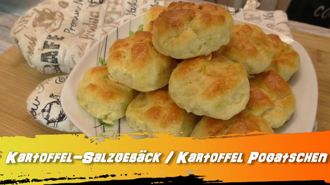 Ungarisches salziges Kleingeb&auml;ck / Kartoffel Pogatschen / Krumplis pog&aacute;csa