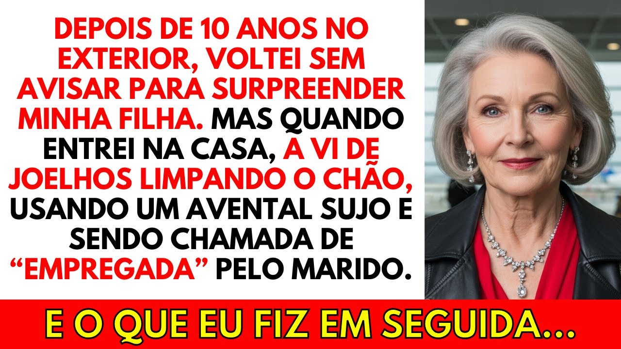 Voltei depois de 10 anos... e descobri que minha filha era EMPREGADA na casa que eu deixei para ela.