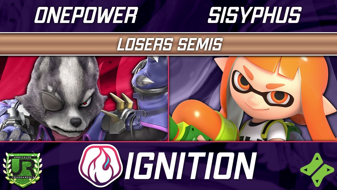OnePower (Wolf) vs Sisyphus (Inkling) - Ignition 389 LOSERS SEMIS