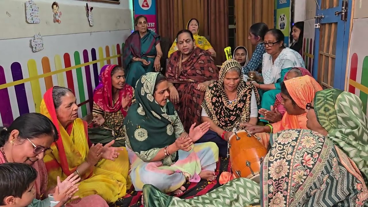 💯कृष्ण की भक्ति में👏लीन सखियां🥰हरे राम हरे रामा हरे कृष्णा हरे कृष्णा