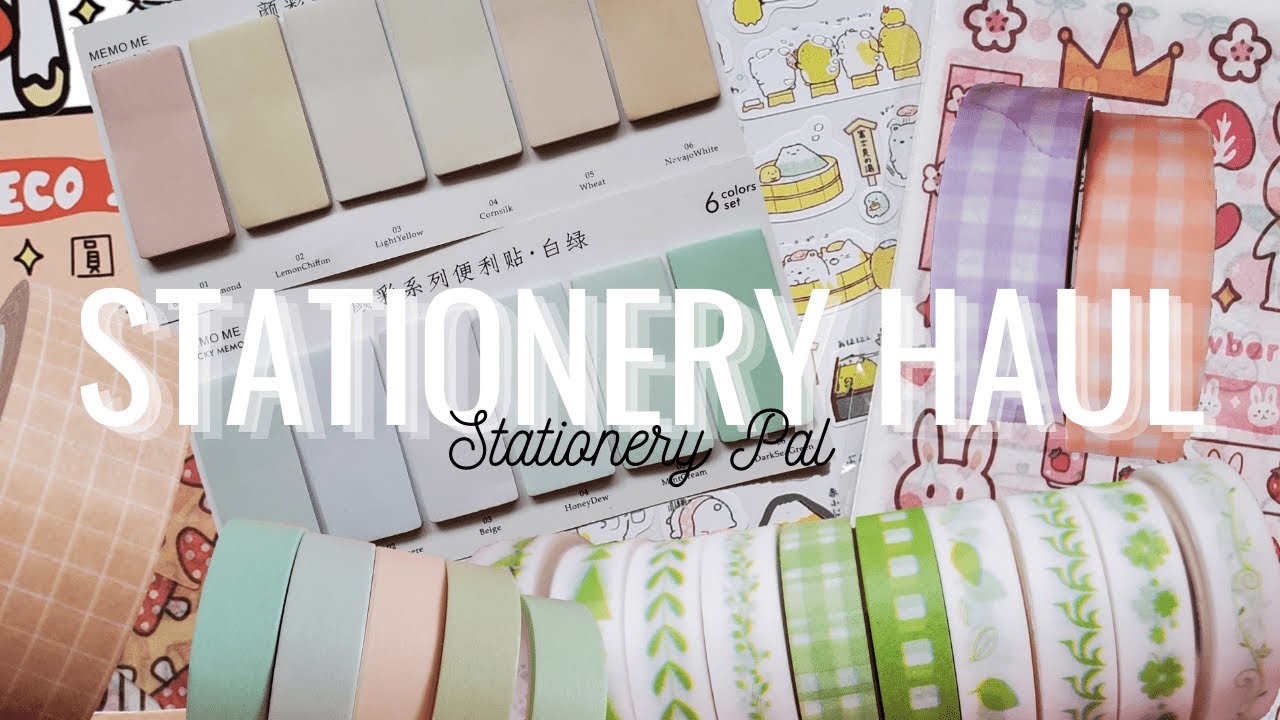 STATIONERY HAUL #2 | Stationery Pal Haul Unboxing ASMR