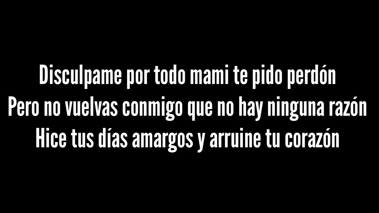 Te Hice Llorar - Nanpa Básico Letra