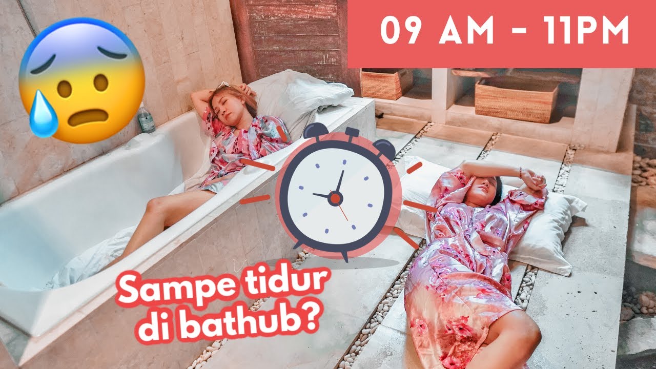 SEHARIAN DI KAMAR MANDI CHALLENGE! 😭