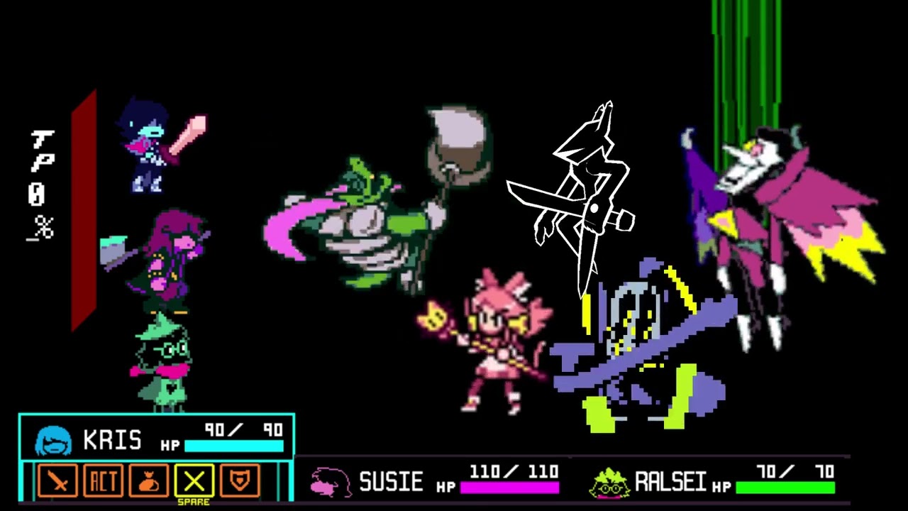 Deltarune All Secret Bosses Themes Mixed Together