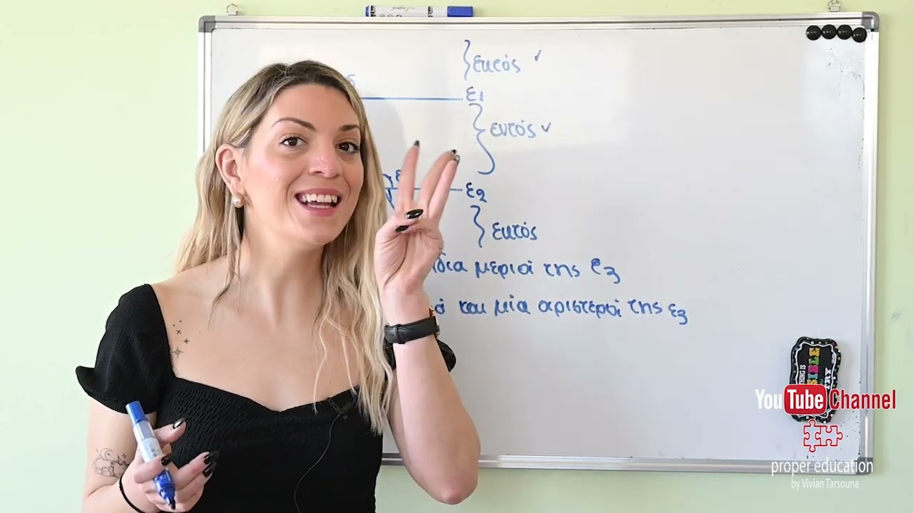 Παράλληλες ευθείες που τέμνονται από άλλη ευθεία (εντός - εκτός - εναλλάξ- επί τα αυτά) / Γεωμετρία