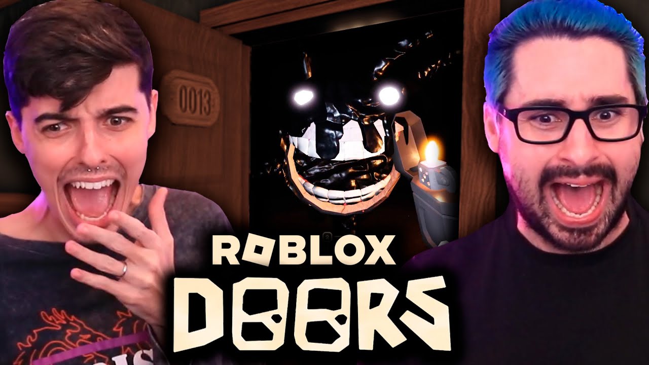 JEAN e LUCAS jogam DOORS do ROBLOX (TERROR com JUMPSCARE) | com @OJeanLuca / @cortesojeanluca