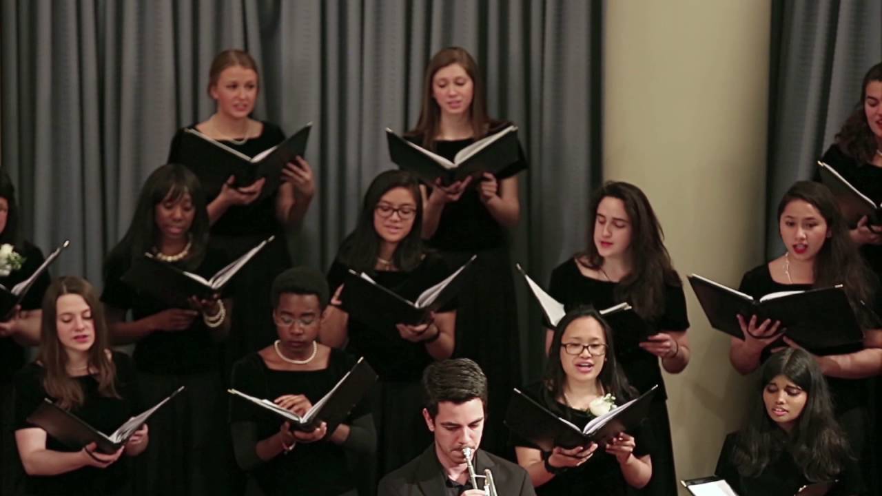 La Vie en Rose - SSA Choir, piano and trumpet