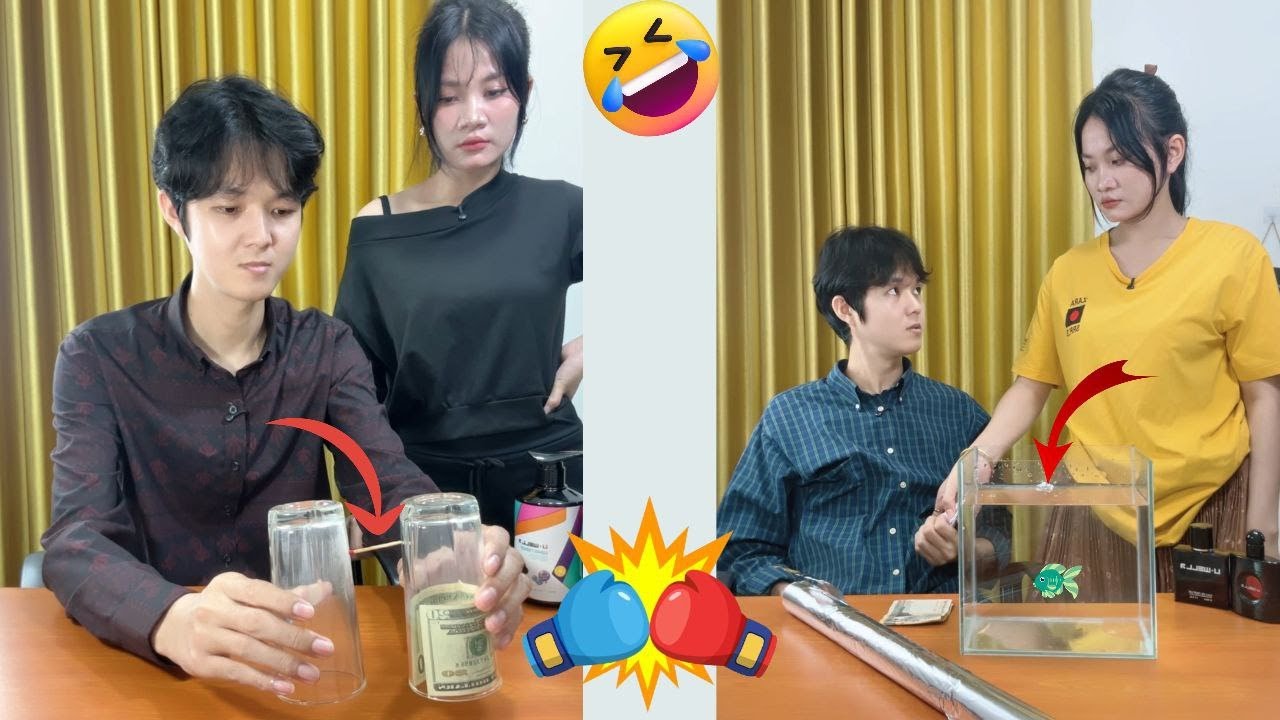 ឈើគូសvsក្រដាស់អាលុយមីញ៉ូម #funnychallenge