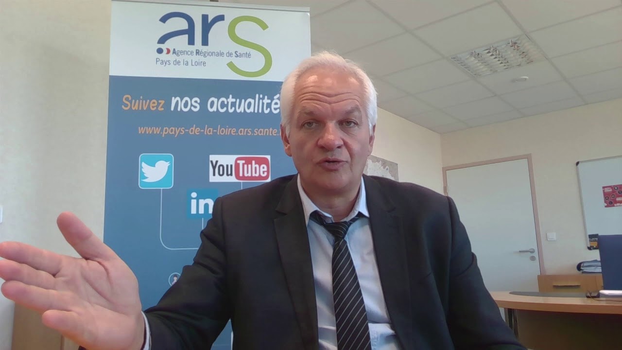 Jean-Jacques Coiplet pr&eacute;sente la nouvelle organisation de l'ARS Pays de la Loire.