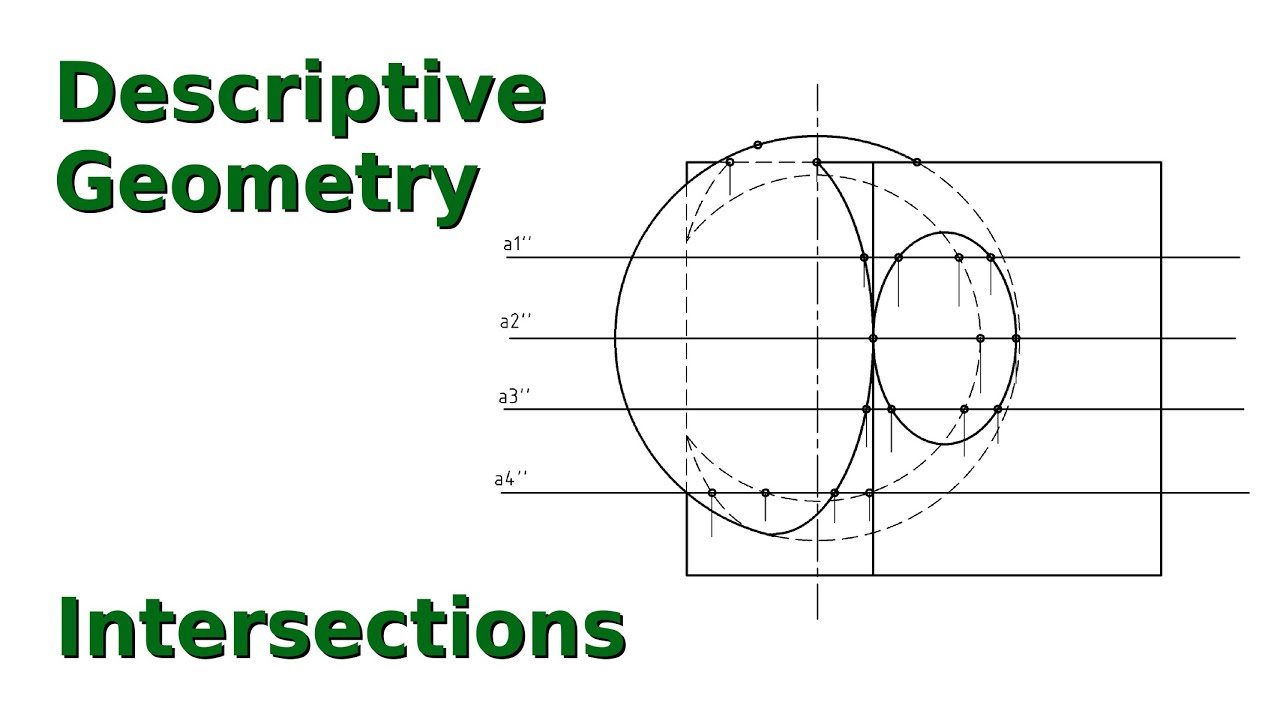 Intersections (Descriptive Geometry, LibreCAD 2.0)