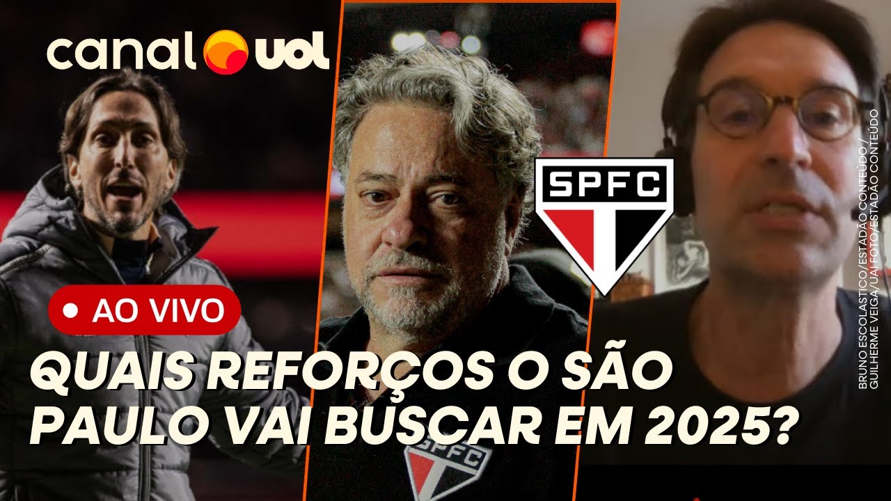 🔴 SÃO PAULO: QUAIS REFORÇOS O CLUBE VAI BUSCAR? QUEM DEVE VOLTAR NO SÁBADO? ARNALDO RIBEIRO AO VIVO