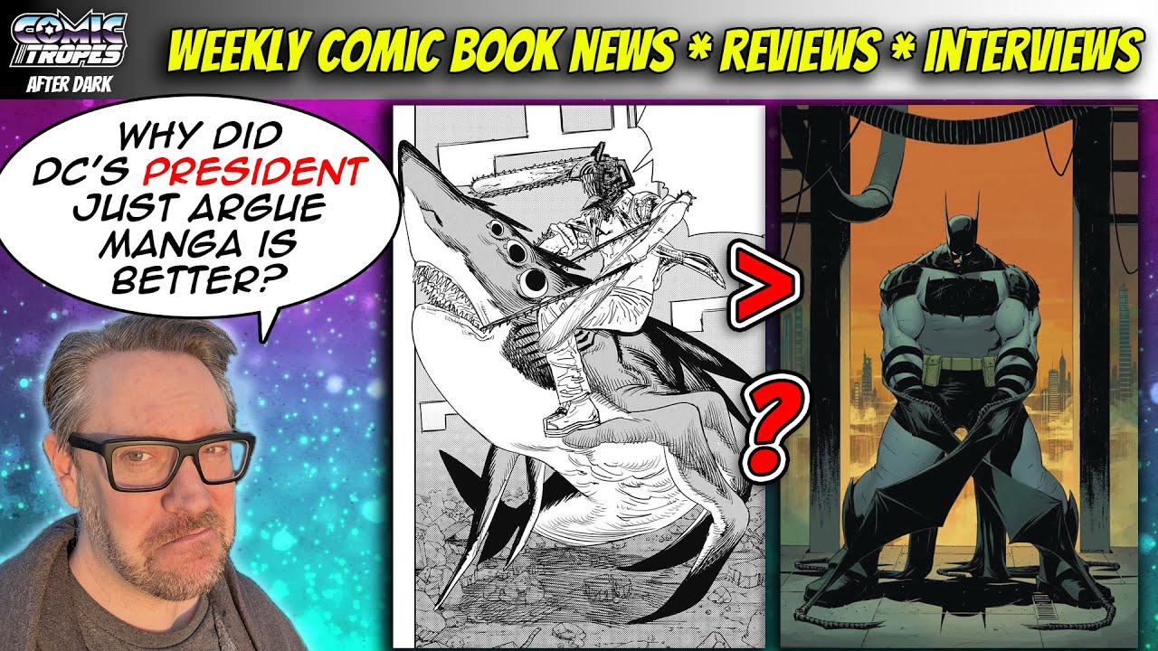 DC Comics' President Argues Why Manga Beats Superhero Comics! Amazon Adapts Lore Olympus WEBTOON