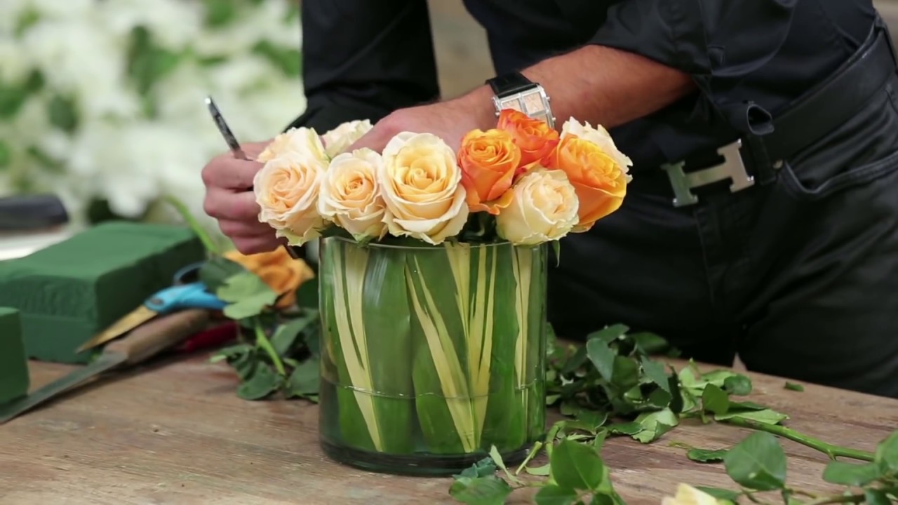 DIY Sunshine Floral Arrangement
