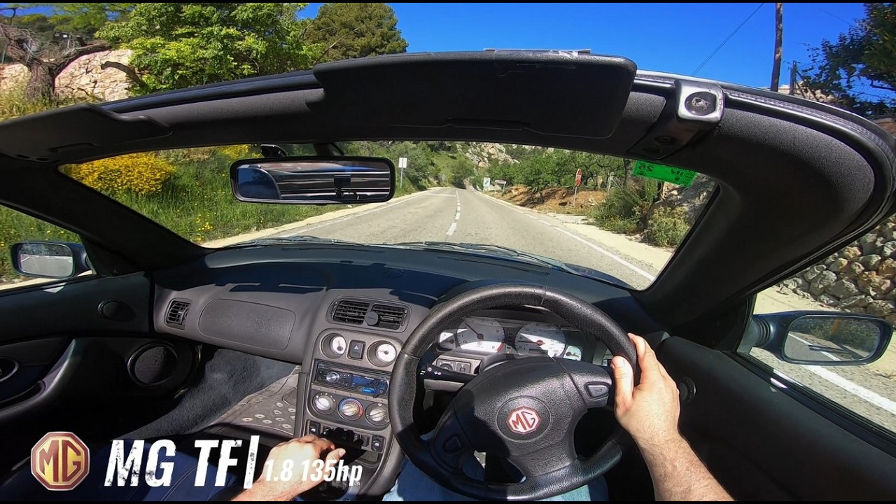 MG TF 135 | POV Drive | Mountain Route Confrides - Benasau (Spain)