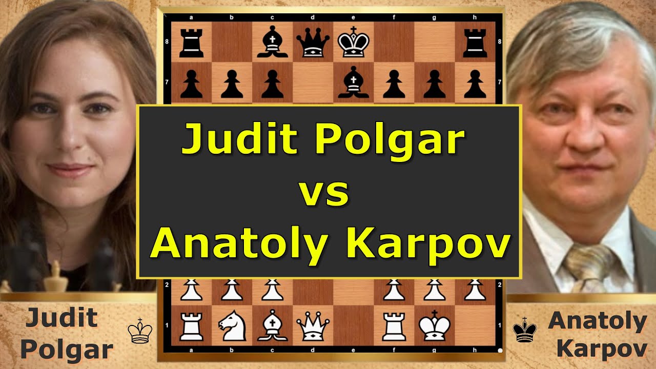JUDIT POLGAR vs ANATOLY KARPOV – Fearless Attack vs Iron Defense ♟️🔥 #JuditPolgar #AnatolyKarpov