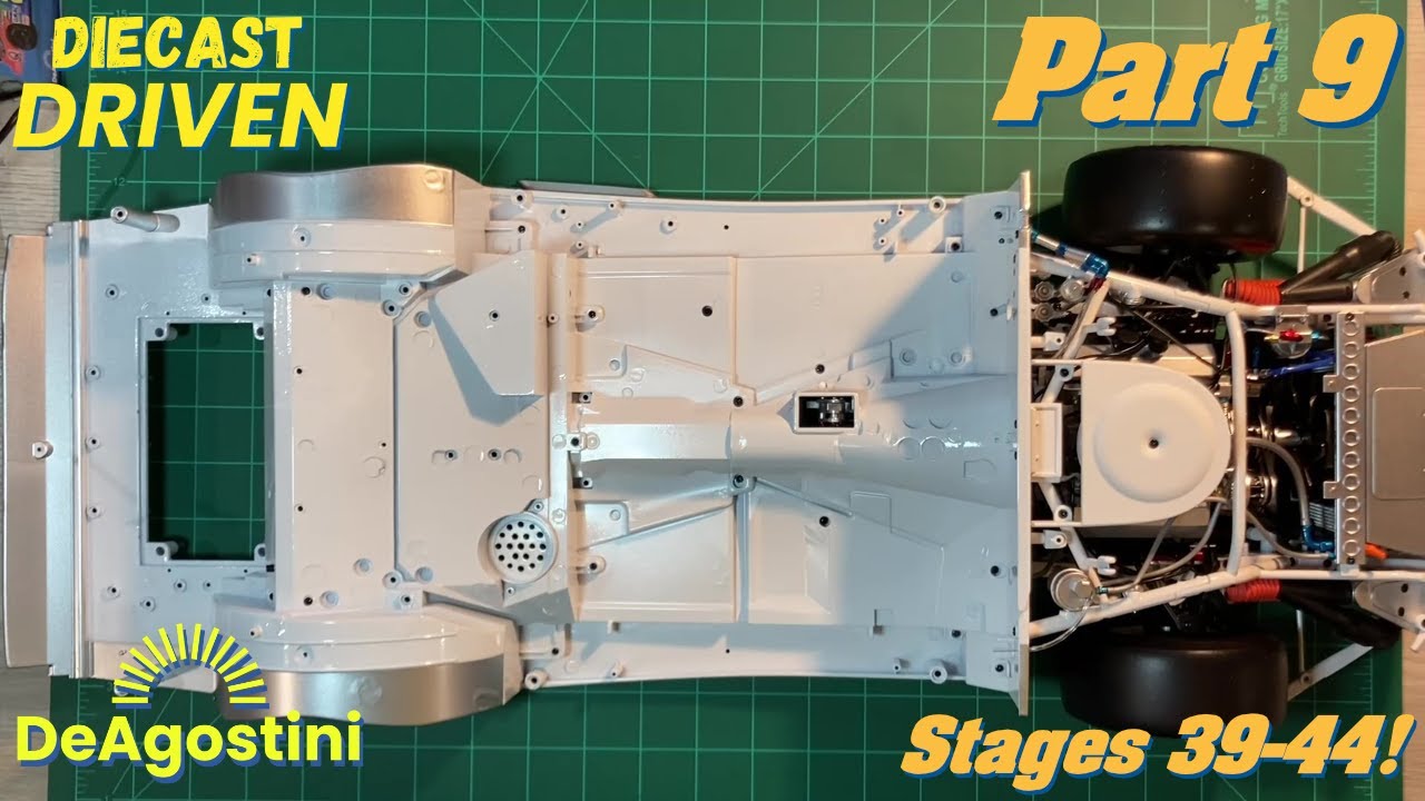 Part 9: DeAgostini 1/8 Scale Jeff Gordon Model. Stages 39-44