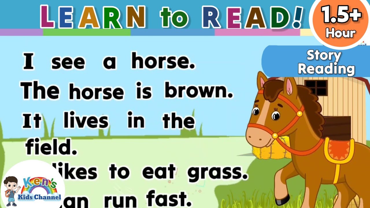 Story Reading Practice for Nursery and Kindergarten | Reading Lesson for Kids | Ken's Kids Channel 