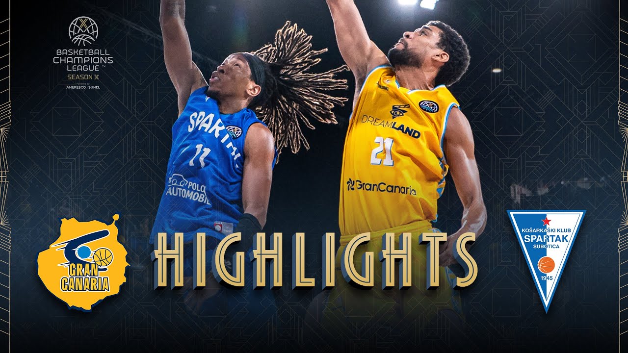 Dreamland Gran Canaria v KK Spartak Office Shoes | Highlights | #BasketballCL 2025-26