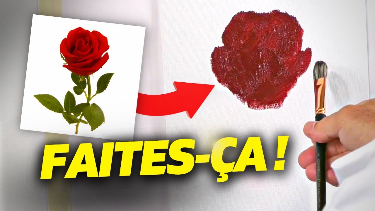 Comment peindre une rose (et la réussir à tous les coups) !