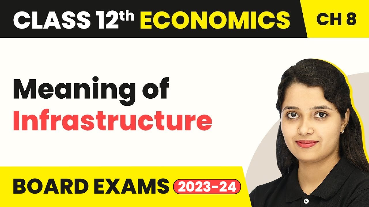 Class 12 Economics Chapter 8 | Infrastructure - Meaning of Infrastructure (2025-26)