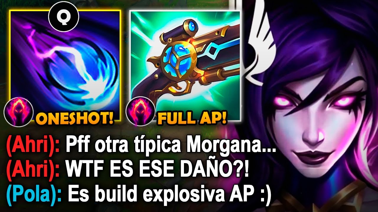 Morgana pero cada combo quita el 100% de la vida con esta build ap