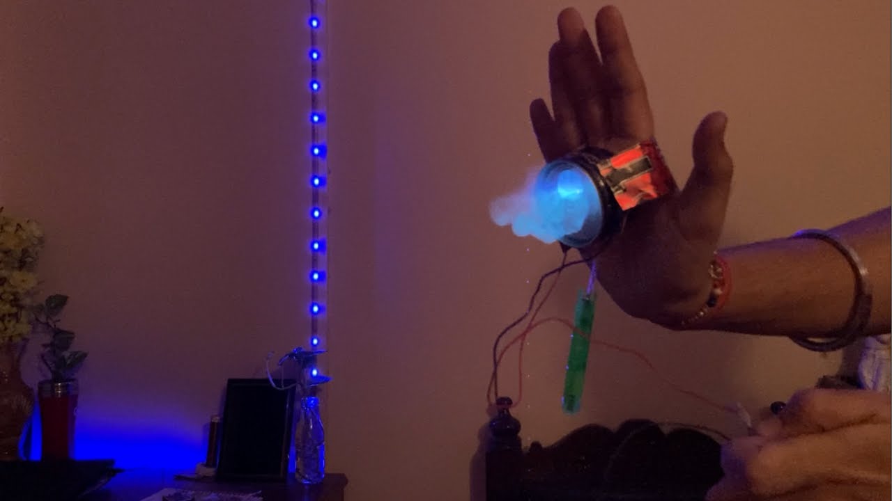 Real Life IronMan Hand Blaster Shoots Fire | DIY