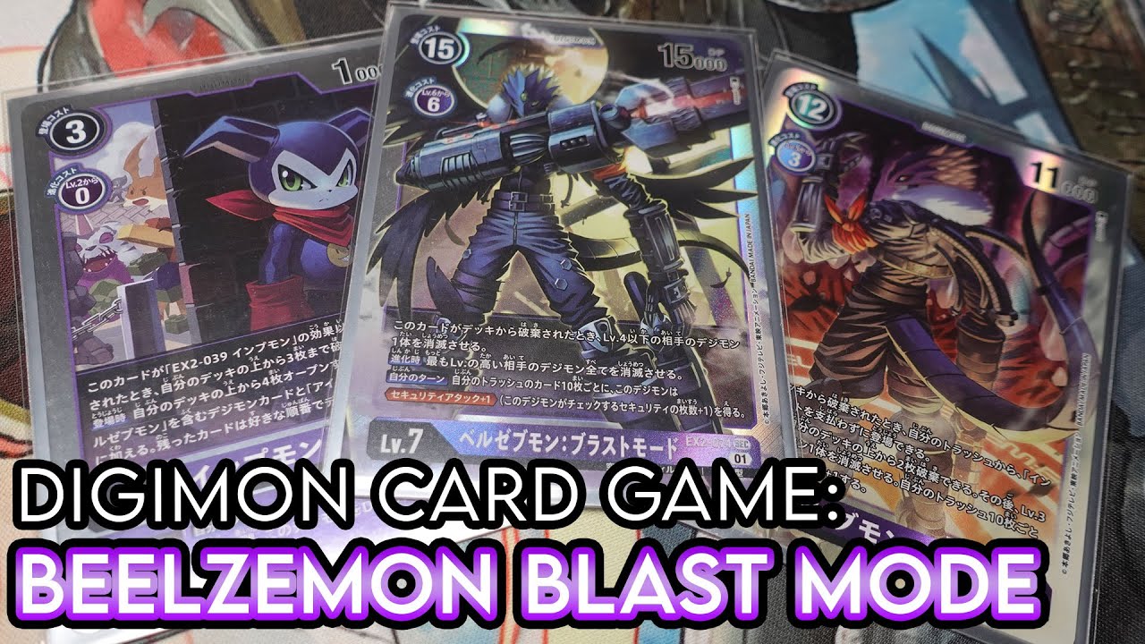 Beelzemon BLAST MODE Deck Profile! (Digimon Card Game)