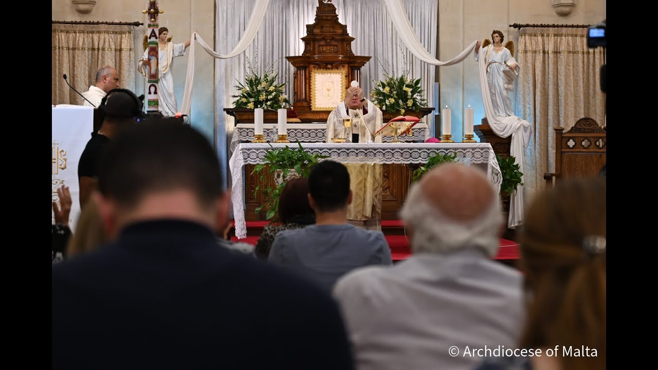 Quddiesa tal-Ħadd mill-Knisja tas-Salib Imqaddes tal-Kapuċċini, il-Furjana - 5 ta' Mejju 2024