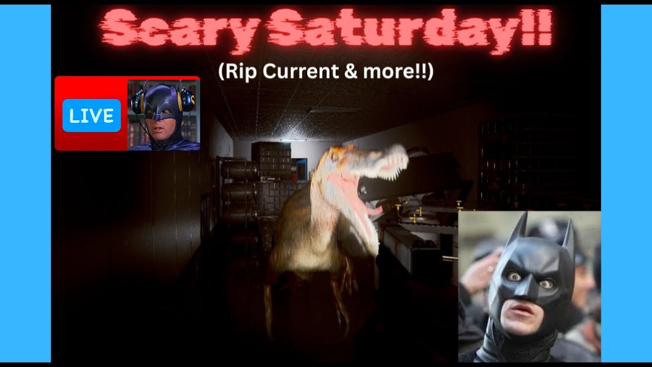 Time for Scary Saturday!! Playing a spooky dinosaur game & more!! | 🔴full stream🔴 (9/27)