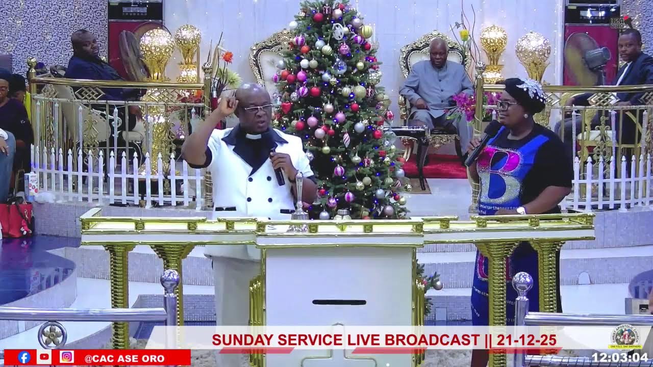 SUNDAY SERVICE LIVE BROADCAST | 21 - 12 - 25