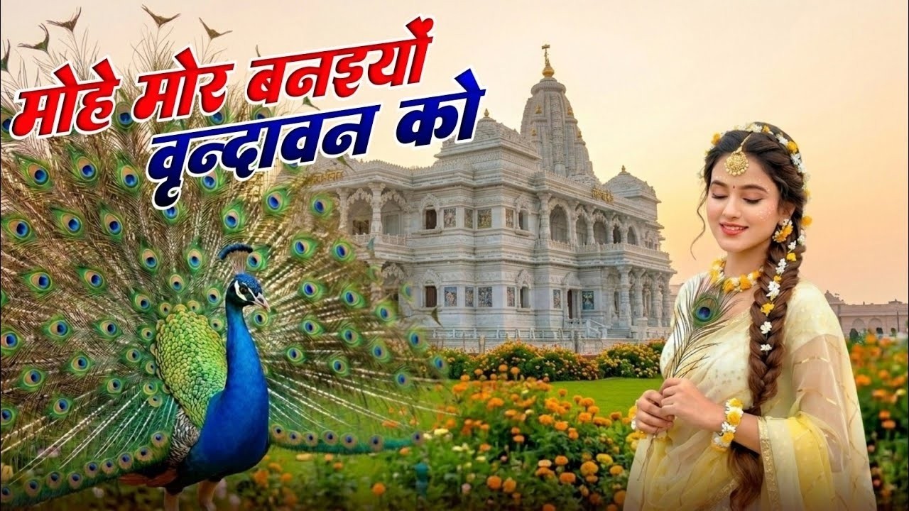 मोहे मोर बनइय्यो राधा | Mohe Mor Banaiyo Radha Apne Vrindavan Ko | Peaceful Radha Krishna Bhajan