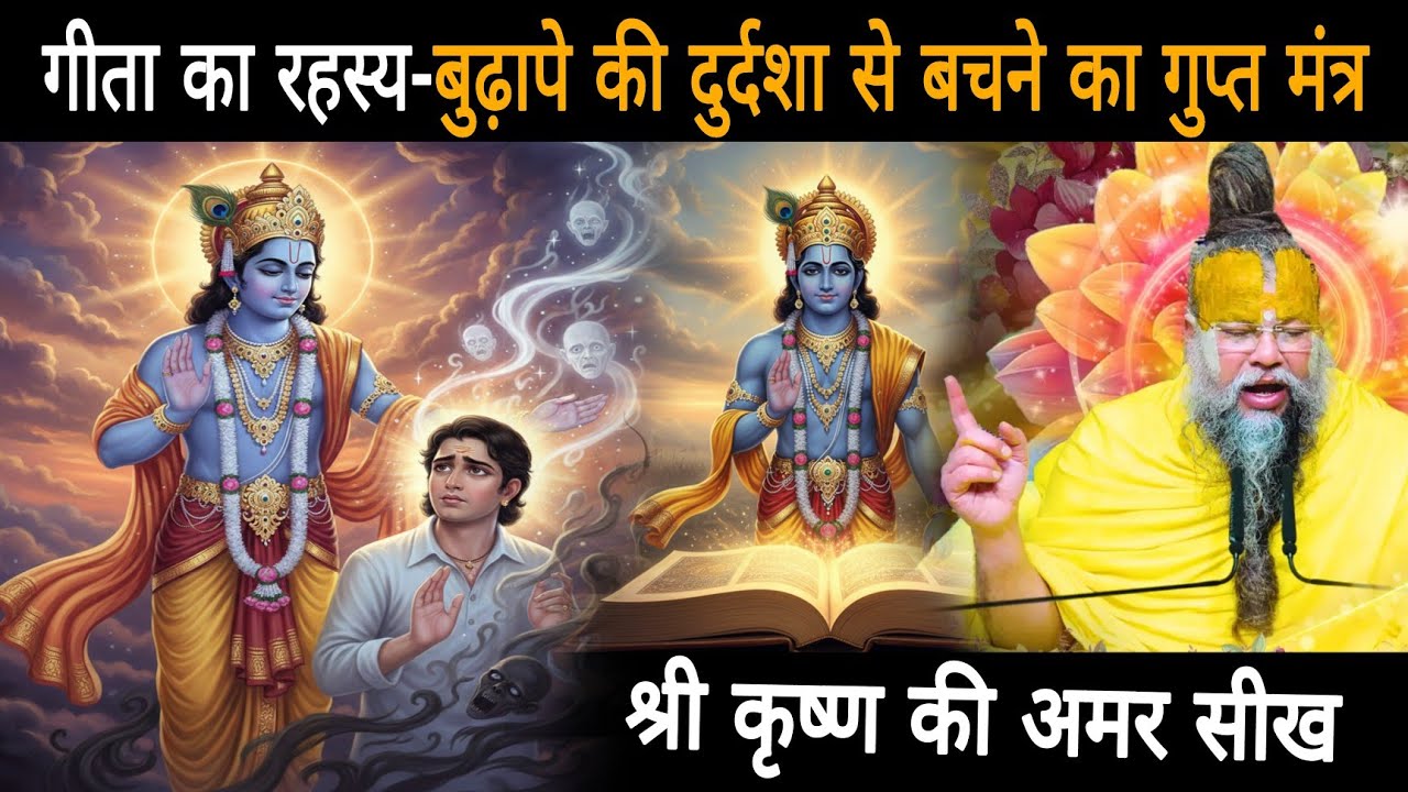 गीता का रहस्य-बुढ़ापे की दुर्दशा से बचने का गुप्त मंत्र