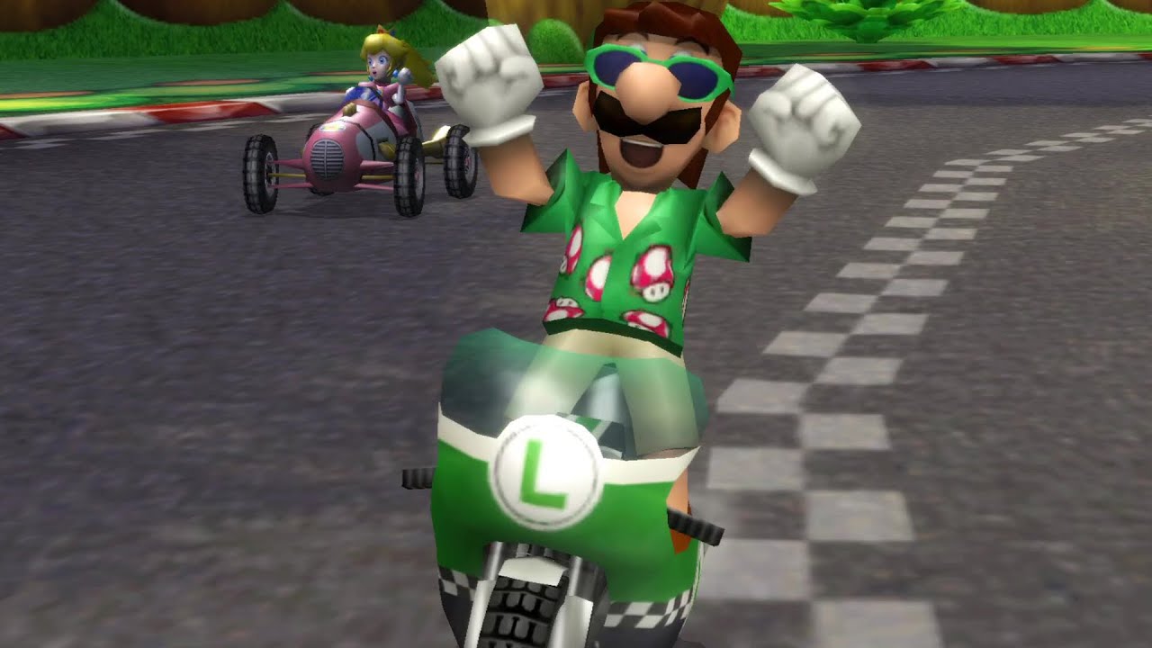 Luigi (Vacation) in Mario Kart Wii