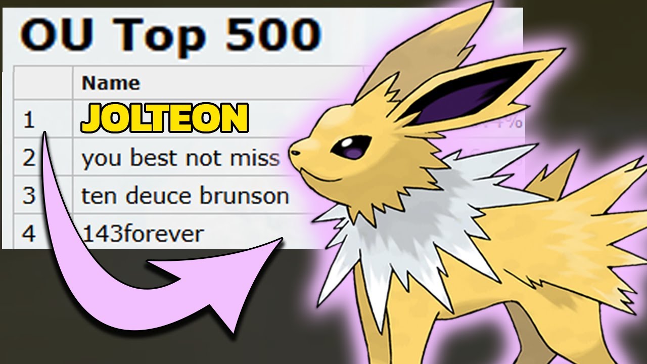 This RANK ONE JOLTEON TEAM smoked everybody.