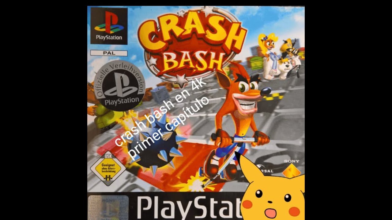 Jugando a Crash Bash en 4K primer capitulo