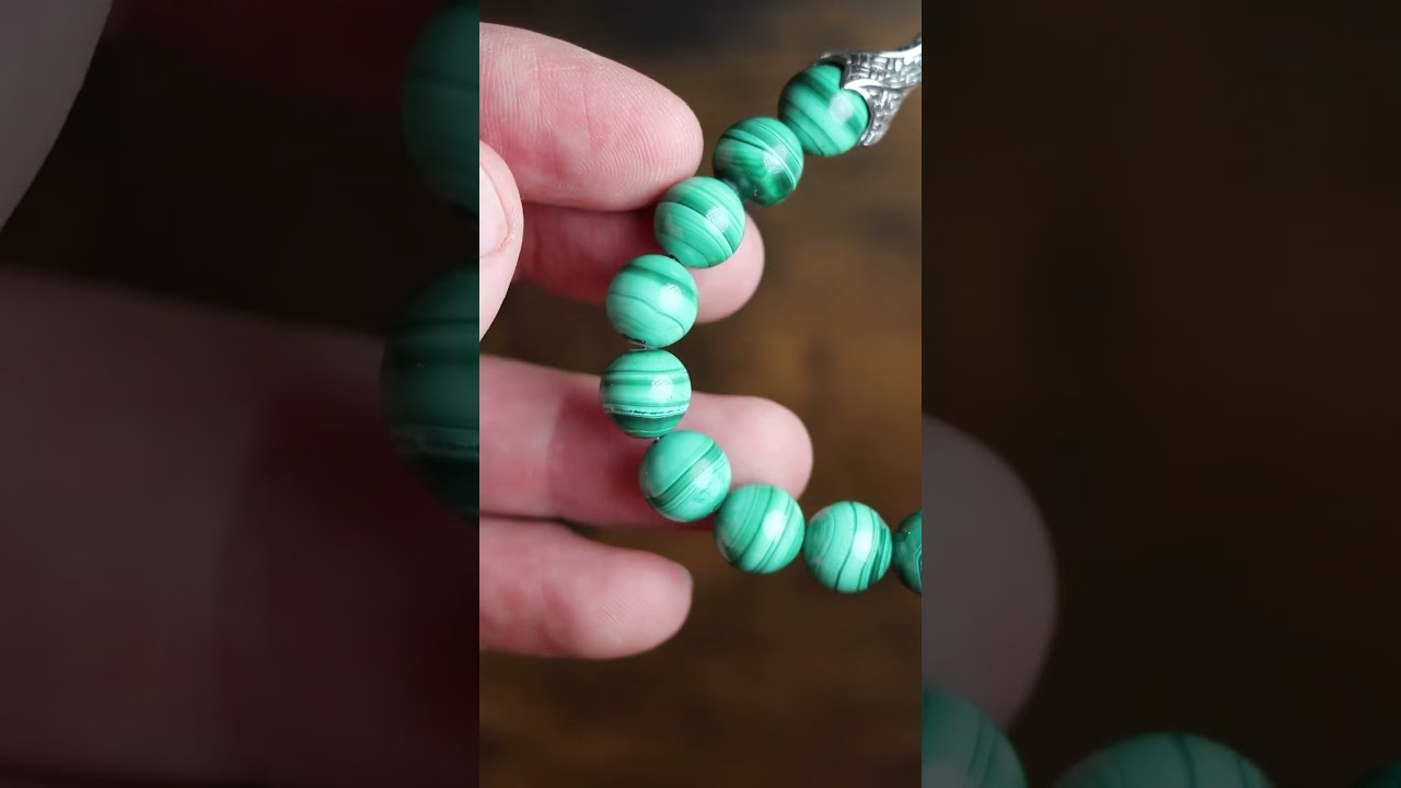 MALACHITE BRACELET / Dynamis Jewelry