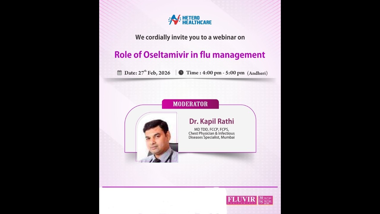 Role of Oseltamivir in flu management by Dr. Kapil Rathi..