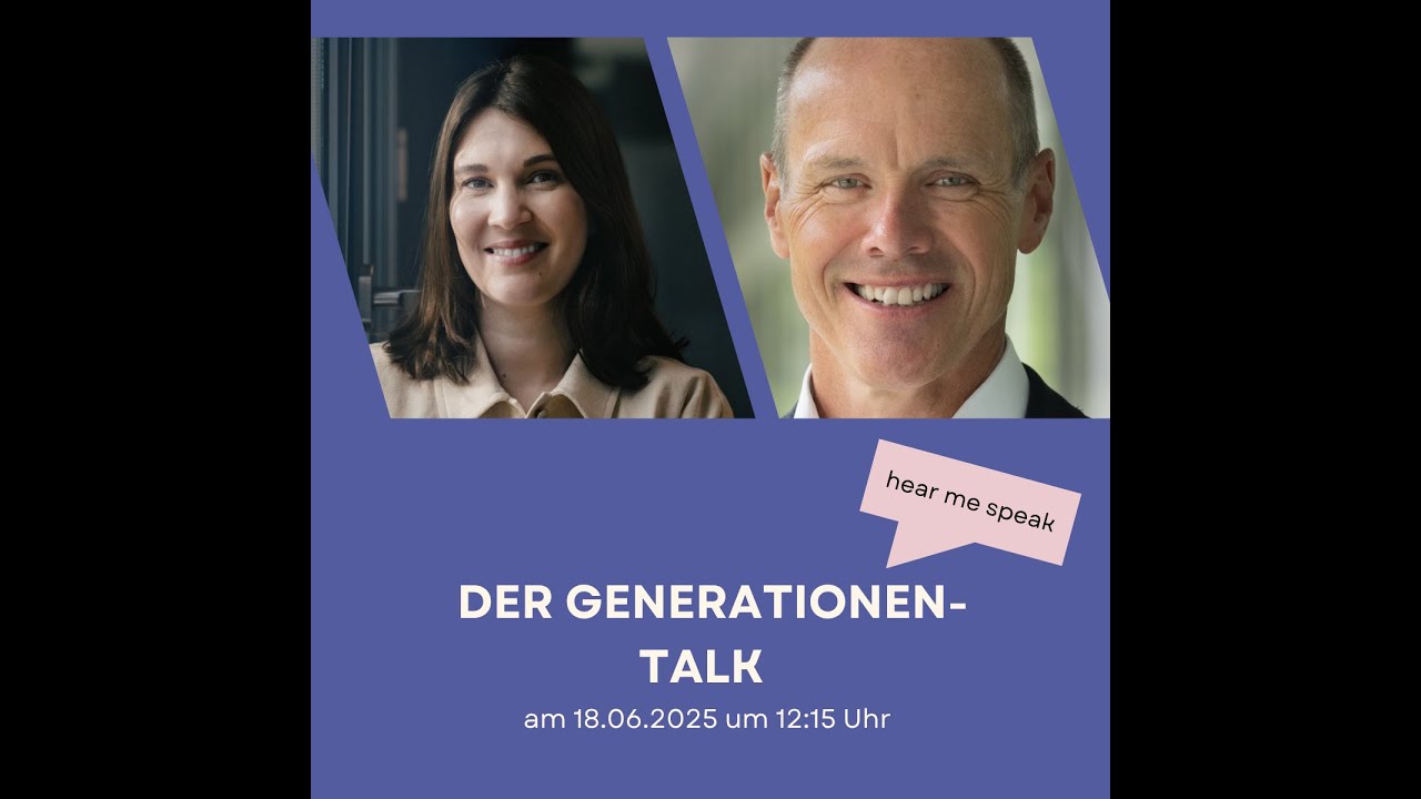 Der Generationen Talk mit Marjorie Horl und Thomas Gerber