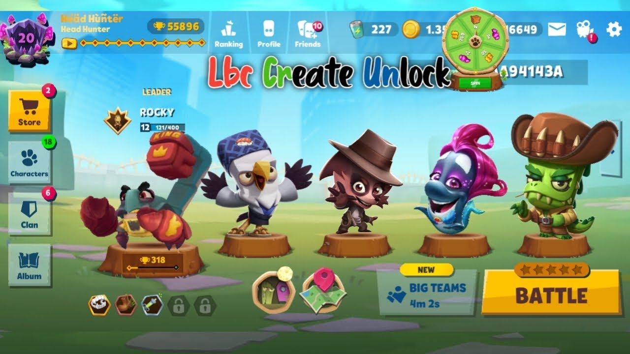 Zooba Squad Rocky Steve Edna Wanda Donna All Lbc Crate 5 Gameplay