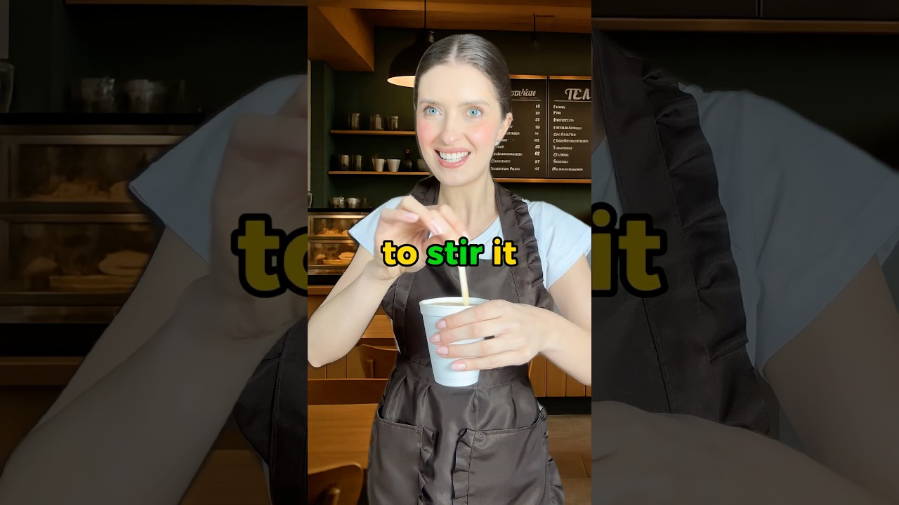 Coffee shop 🆚 cooking #englishtips #learnenglish #englishlanguage