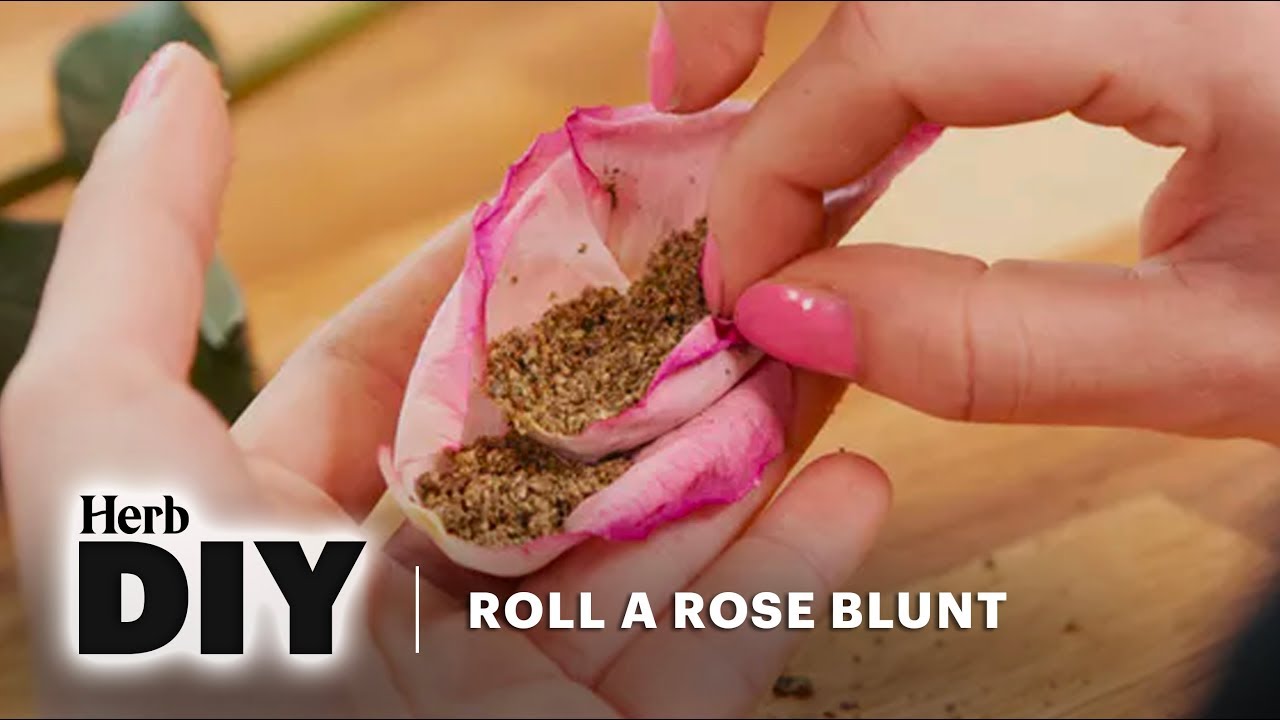 How To Roll A Rose Blunt | DIY