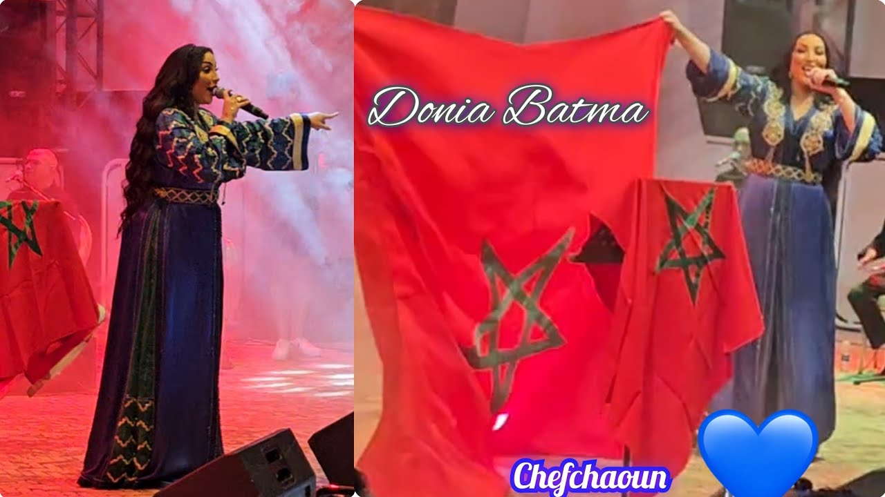 دنيا باطما تشعل الأجواء في سهرة ساحرة بمدينة شفشاون السياحية💙_ الجزء 2