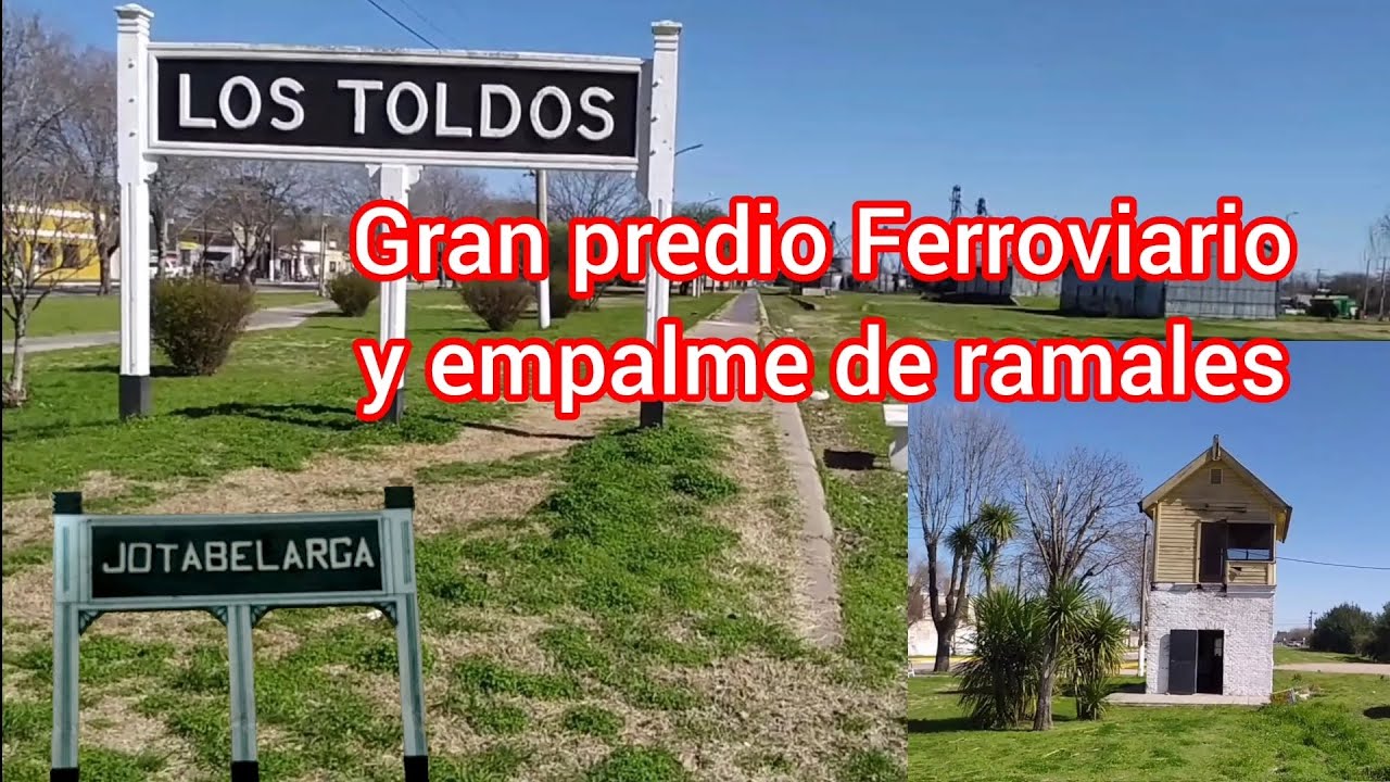 ESTACIÓN LOS TOLDOS del Ferrocarril DOMINGO FAUSTINO SARMIENTO ex FERROCARRIL OESTE