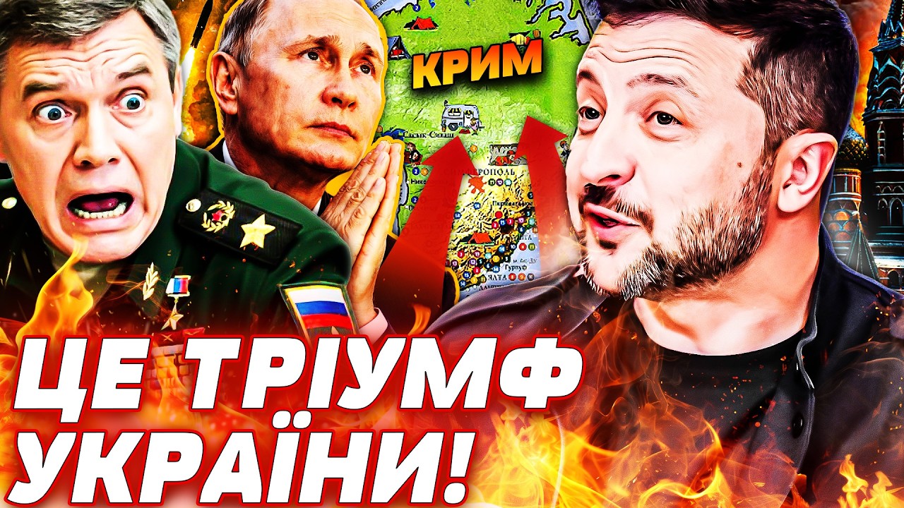 🚨ЕКСТРЕНО! КРИМ ТРЯСЕ ВІД ВИБУХІВ! МІСТ НА ШМАТКИ: МОСКВА ТЕРМІНОВО СКЛИКАЄ НАРАДУ!  Пекельна точка
