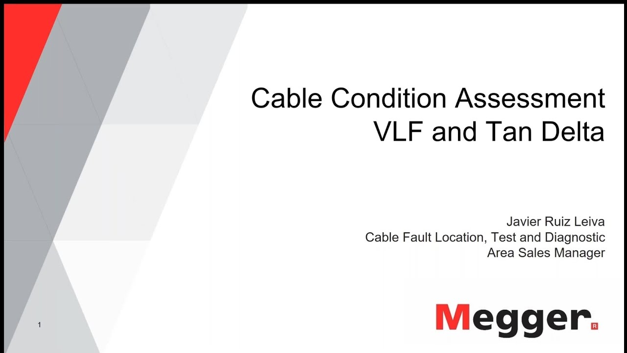 Cable condition assessment with VLF and tan delta testing