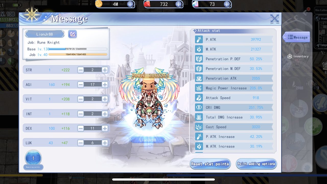 The Ragnarok My Build Rune Knight #theragnarok #theragnaroksea #games 