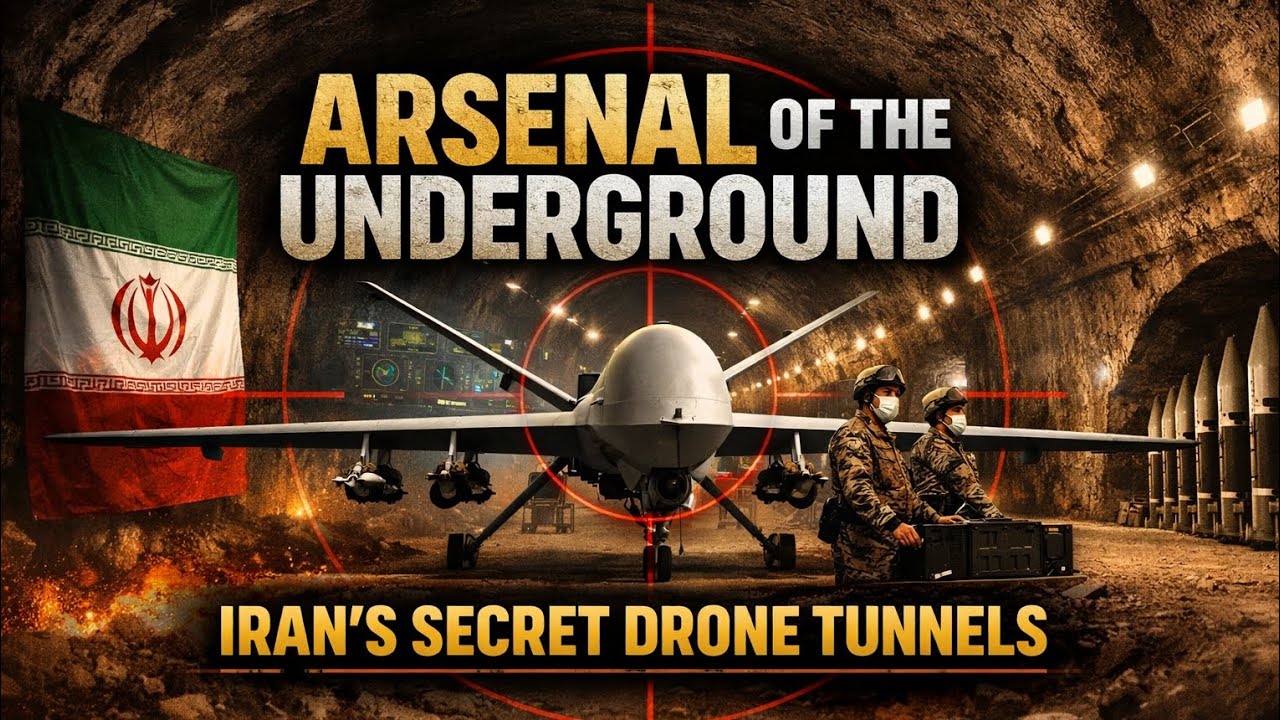 Inside Iran&rsquo;s Secret Drone Tunnels: The Underground Arsenal Revealed