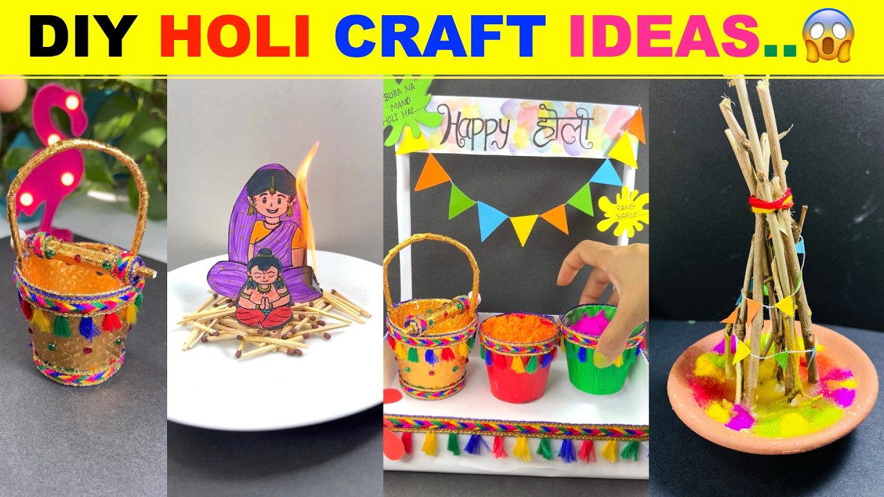 HOLI Special Craft Ideas..😱😍 || DIY || Shree Craft Place